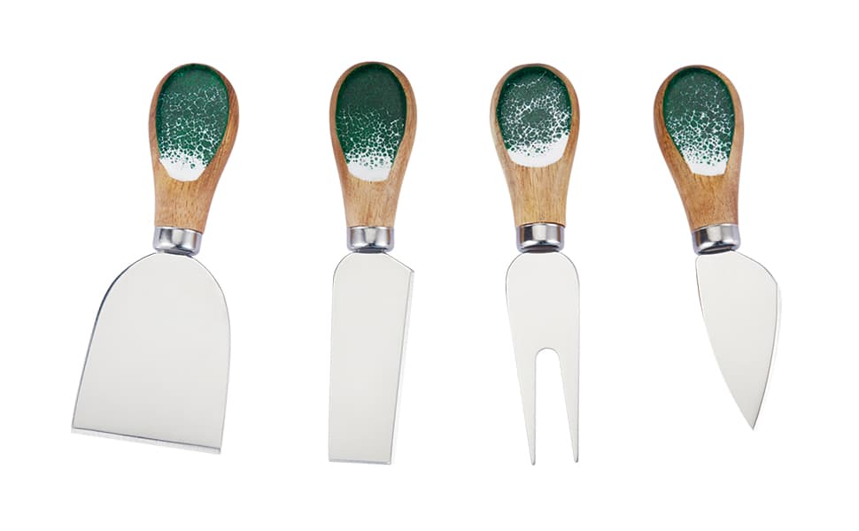 Green cheese knives